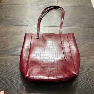 Rebecca Minkoff Red Crocodile Small Tote Bag